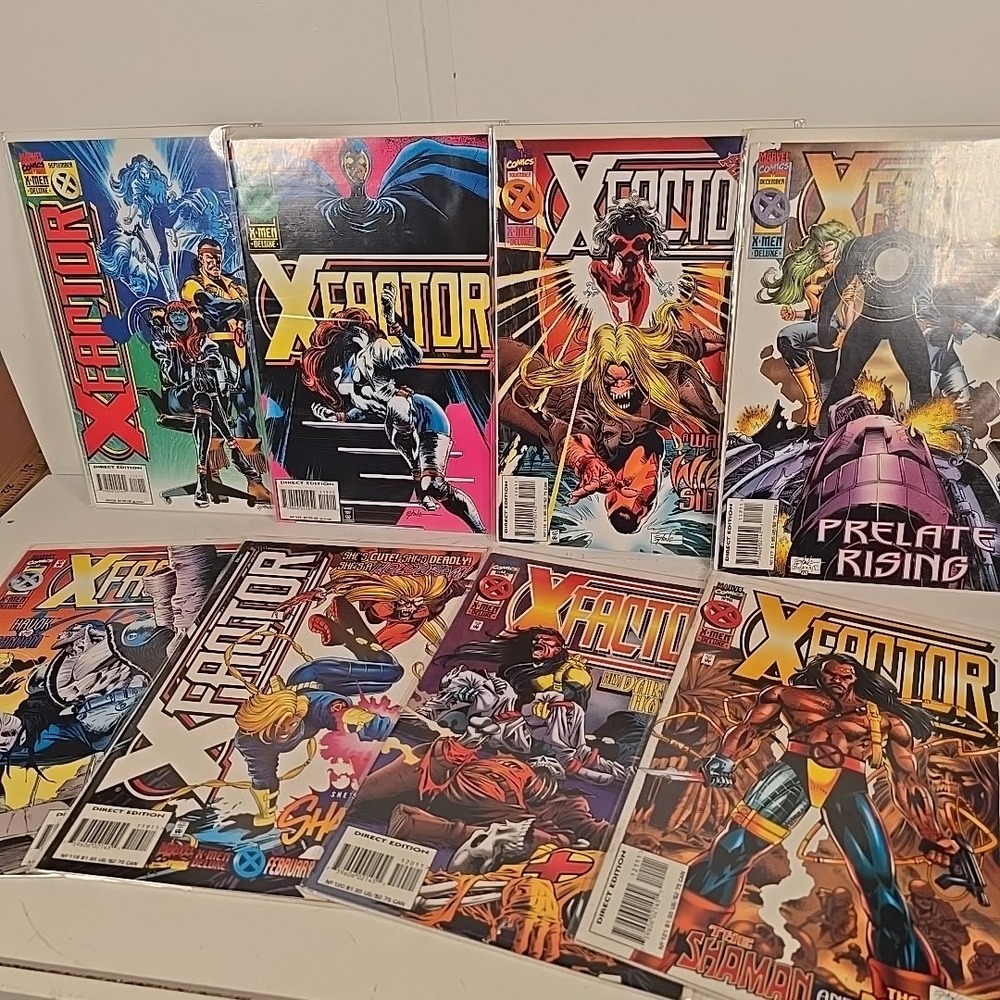 X-FACTOR LOT OF 8 #114 #115‎ #116 #117 #118 #119 #120 #121